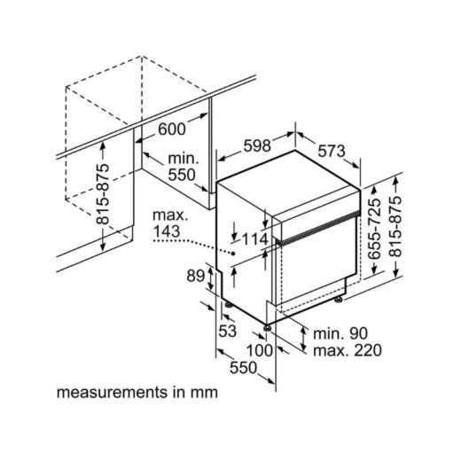 Hình ảnh 3d Bosch SMI58M75EU