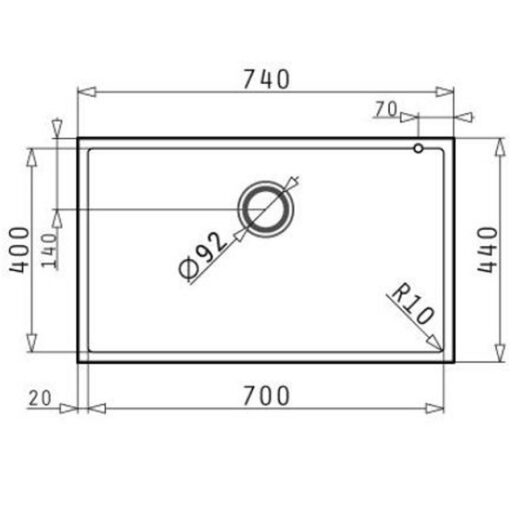 Chậu rửa đá BOSCH PYRAGRANITE TETRAGON (70X40) 1B 3 chau da bosch pyragranite tetragon 70x40 1b 1