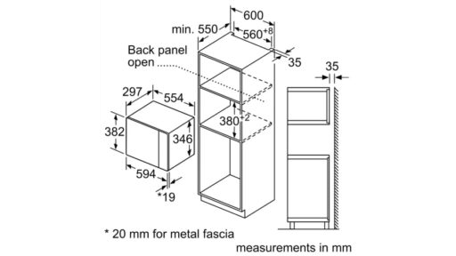 Lò vi sóng âm tủ Bosch BFL524MS0 Serie 6 6 lo vi song am tu bosch bfl524ms0 serie 6 4 1