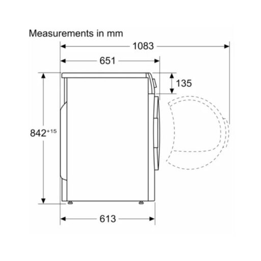 kich thuoc lap dat cua may say quan ao bosch wth83028sg serie 4