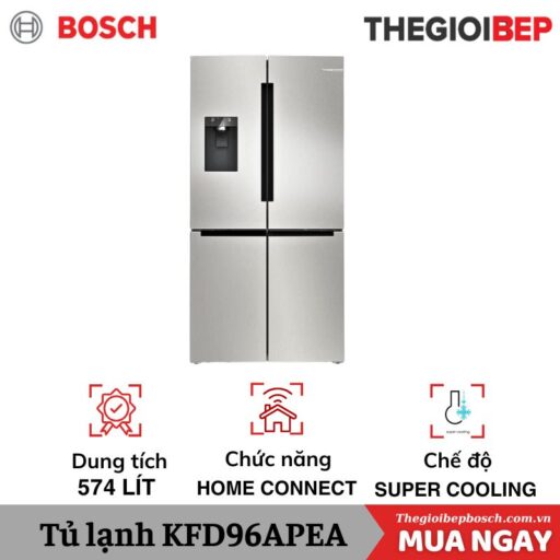 Tủ lạnh 4 cánh 574 lít Bosch KFD96APEA