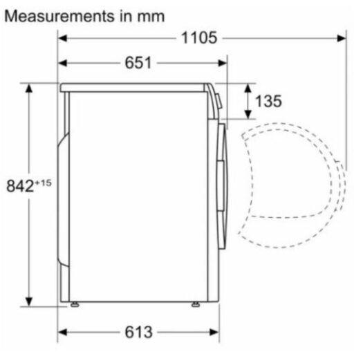 kich thuoc may say quan ao bosch wqb245b0sg
