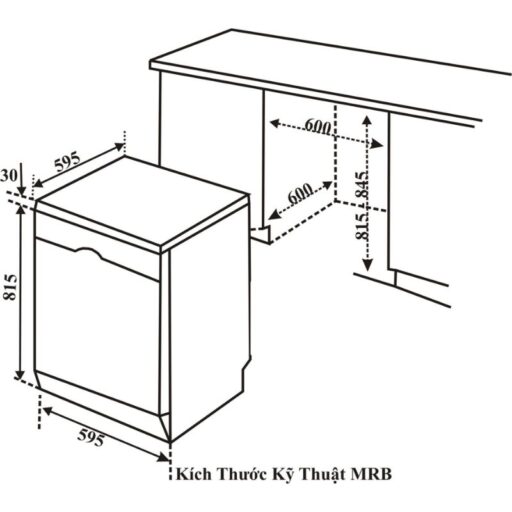 kich thuoc lap dat may rua bat doc lap bosch sms68ii07e