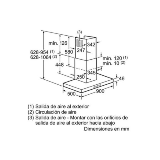 may hut mui treo tuong bosch dwb097e51