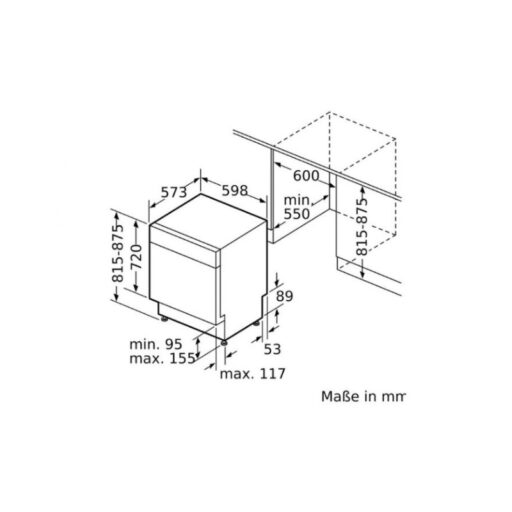 may rua bat bosch smu6zcs49e serie 6 3 2